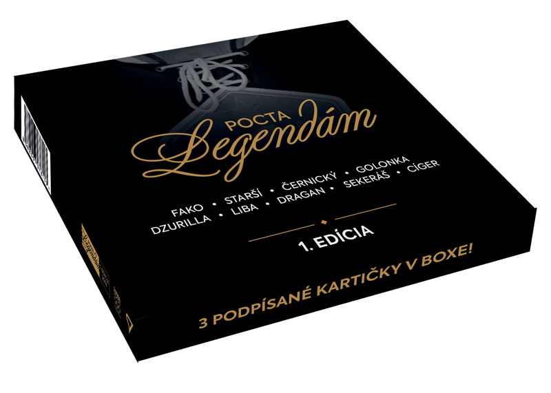 Box Pocta legendám – 1. edícia