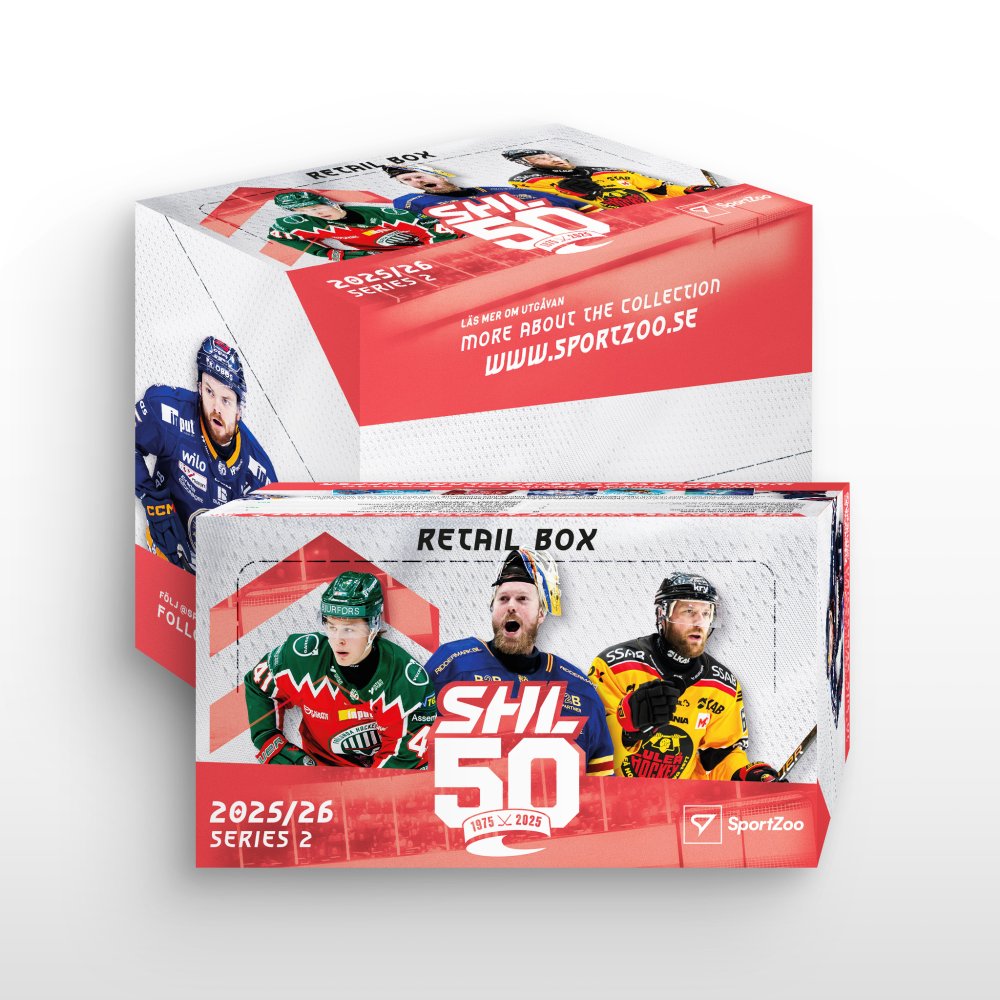 Retail box - karty hokejowe SportZoo SHL 2025/26 - Seria 2