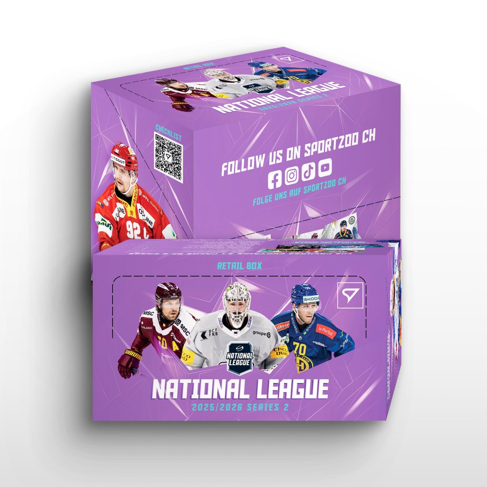 Retail box - karty hokejowe SportZoo National League 2025/26 - Seria 2