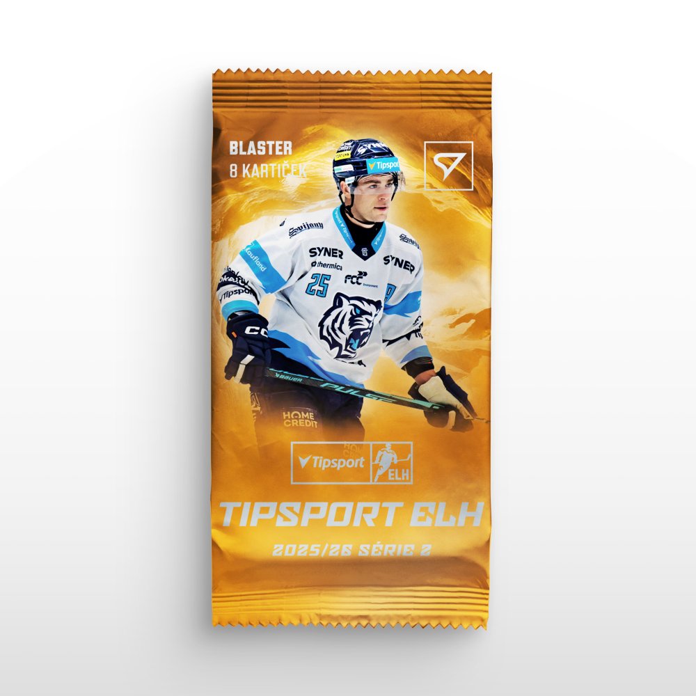Blaster balíček - hokejové kartičky SportZoo Tipsport ELH 2025/26 - 2. série