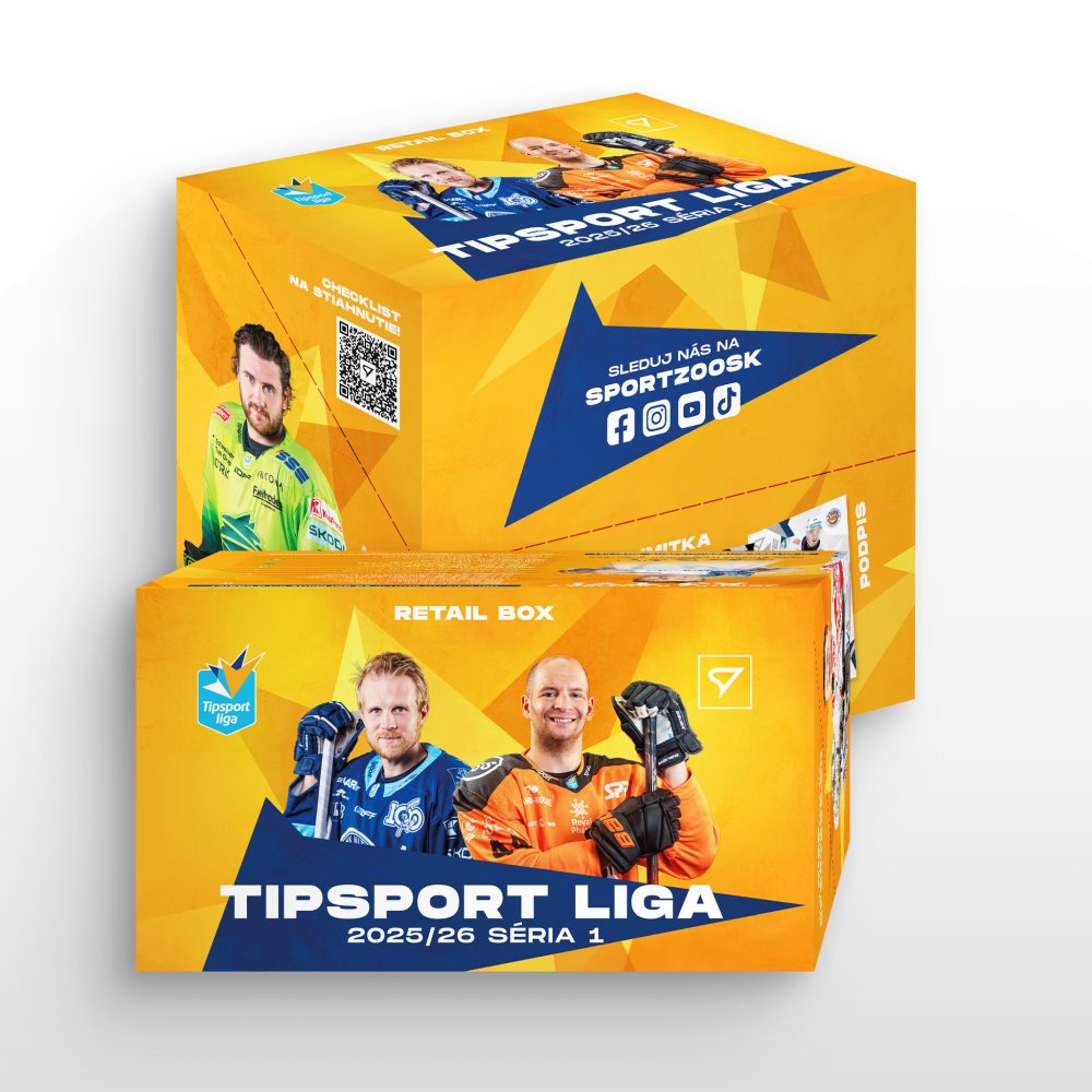 Retail box - Hockey Trading Cards SportZoo Tipsport liga 2025/26 - Series 1