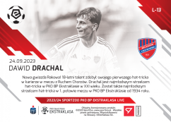 L-13 Dawid Drachal PKO Bank Polski Ekstraklasa 2023/24 LIVE