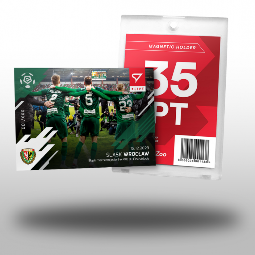 L-36 ZESTAW Śląsk Wrocław PKO Bank Polski Ekstraklasa 2023/24 LIVE + UCHWYT