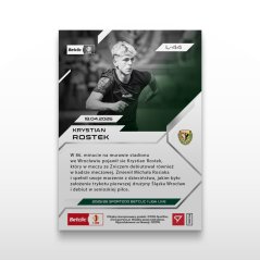 Football trading card L-44 Krystian Rostek - SportZoo Betclic 1 Liga 2025/26 LIVE