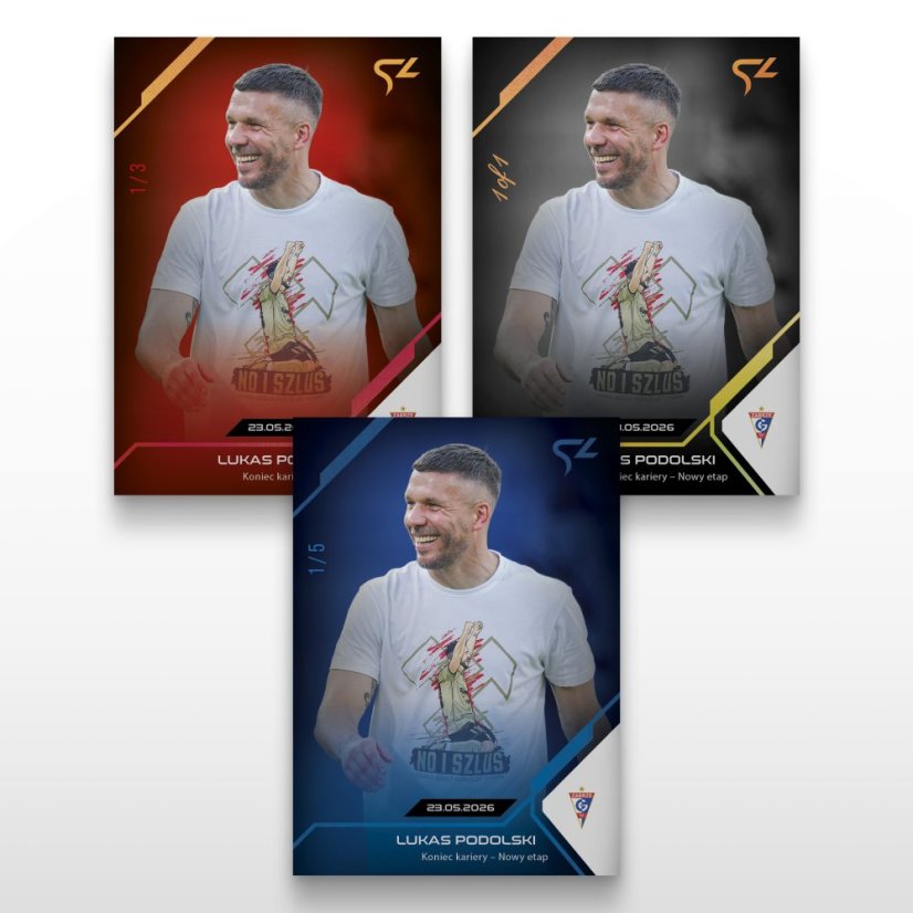 Fotbalová kartička L-73 Lukas Podolski - SportZoo PKO BP Ekstraklasa 2025/26 LIVE