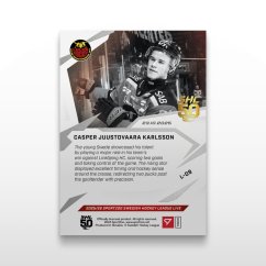 Hokejová kartička L-09 Casper Juustovaara Karlsson - SportZoo Svenska hockeyligan 2025/26 LIVE