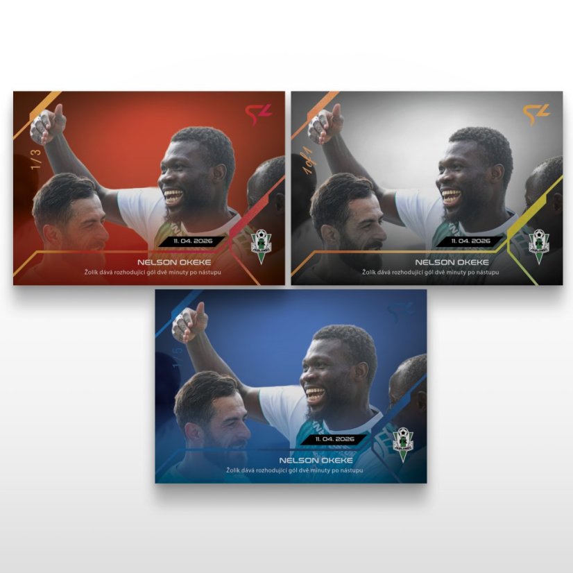 Futbalová kartička L-39 Nelson Okeke - SportZoo Chance Liga 2025/26 LIVE
