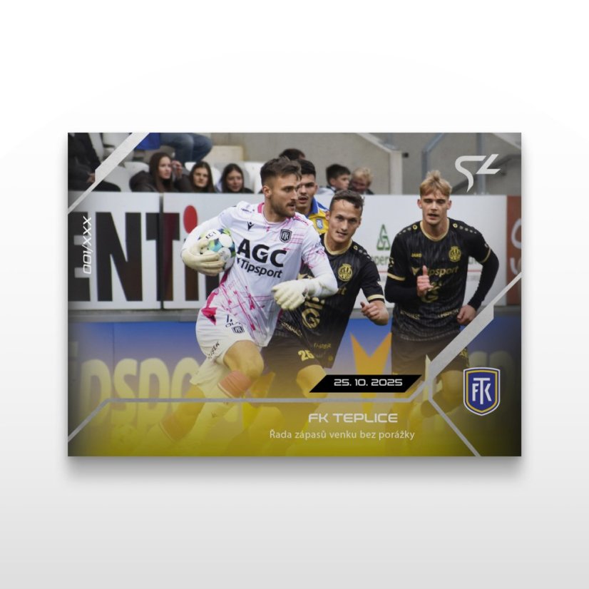 Football trading card L-17 FK TEPLICE - SportZoo Chance Liga 2025/26 LIVE