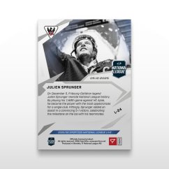 Hokejová kartička L-24 Julien Sprunger - SportZoo National League 2025/26 LIVE