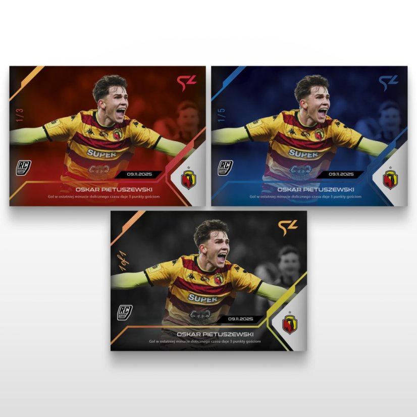 Fotbalová kartička L-24 Oskar Pietuszewski - SportZoo PKO BP Ekstraklasa 2025/26 LIVE