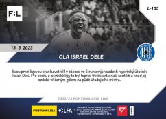 L-105 Ola Israel Dele FORTUNA:LIGA 2022/23 LIVE