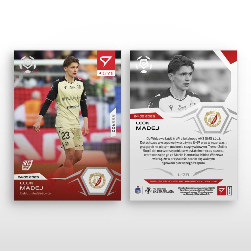 L-78 Leon Madej PKO BP Ekstraklasa 2024/25 LIVE