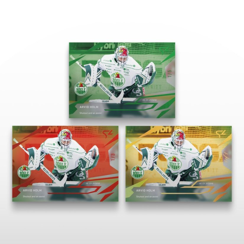 Hockey-samlar­kort L-23 Arvid Holm – SportZoo Svenska hockeyligan 2025/26 LIVE