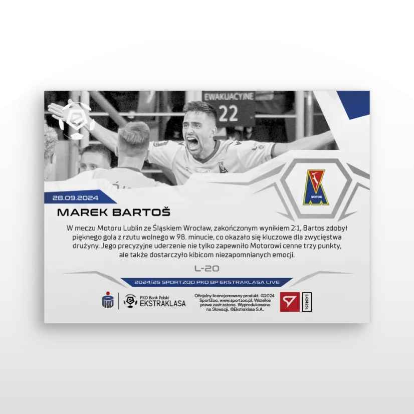L-20 Marek Bartoš PKO BP Ekstraklasa 2024/25 LIVE