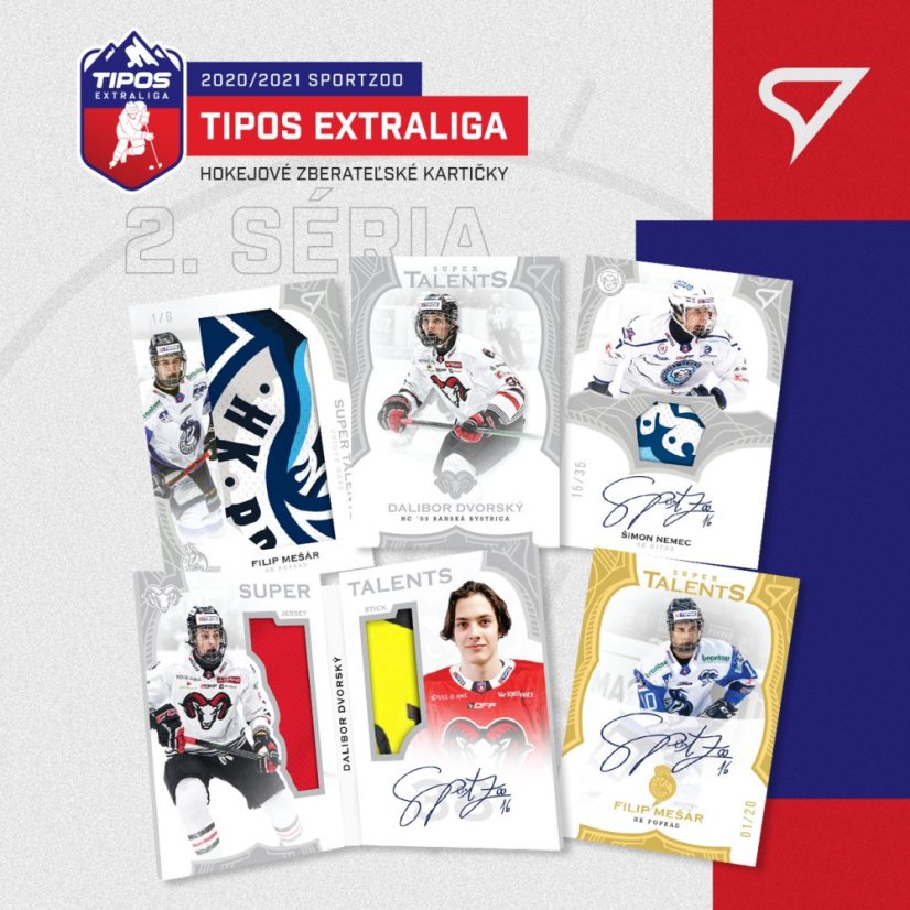 2x Premium box + DÁREK 1x Hobby box Tipos extraliga 2020/21 – 2. série