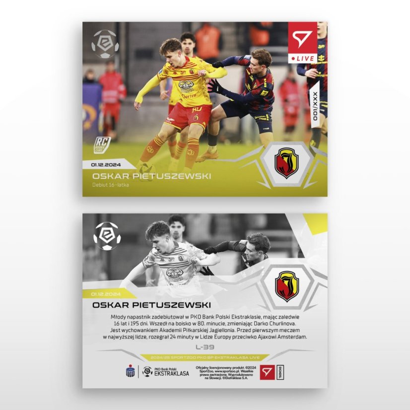 L-39 Oskar Pietuszewski PKO BP Ekstraklasa 2024/25 LIVE