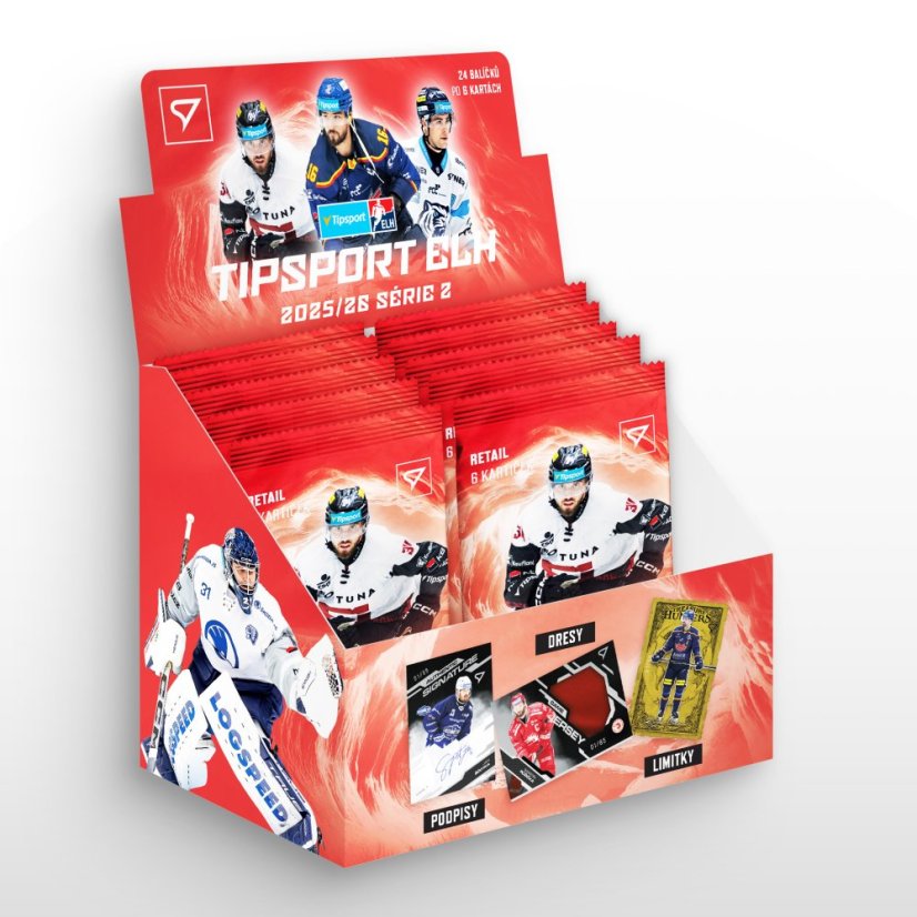 Retail box - Hockey Trading Cards SportZoo Tipsport ELH 2025/26 - Series 2