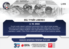 L-019 Bílí Tygři Liberec TELH 2022/23 LIVE