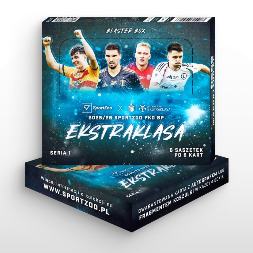 Blaster box - Football Trading Cards SportZoo PKO BP Ekstraklasa 2025/26 - Series 1