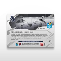 Karta hokejowa L-52 ADAM CRACKNELL & AUREL NAUŠ  - SportZoo Tipsport liga 2025/26 LIVE