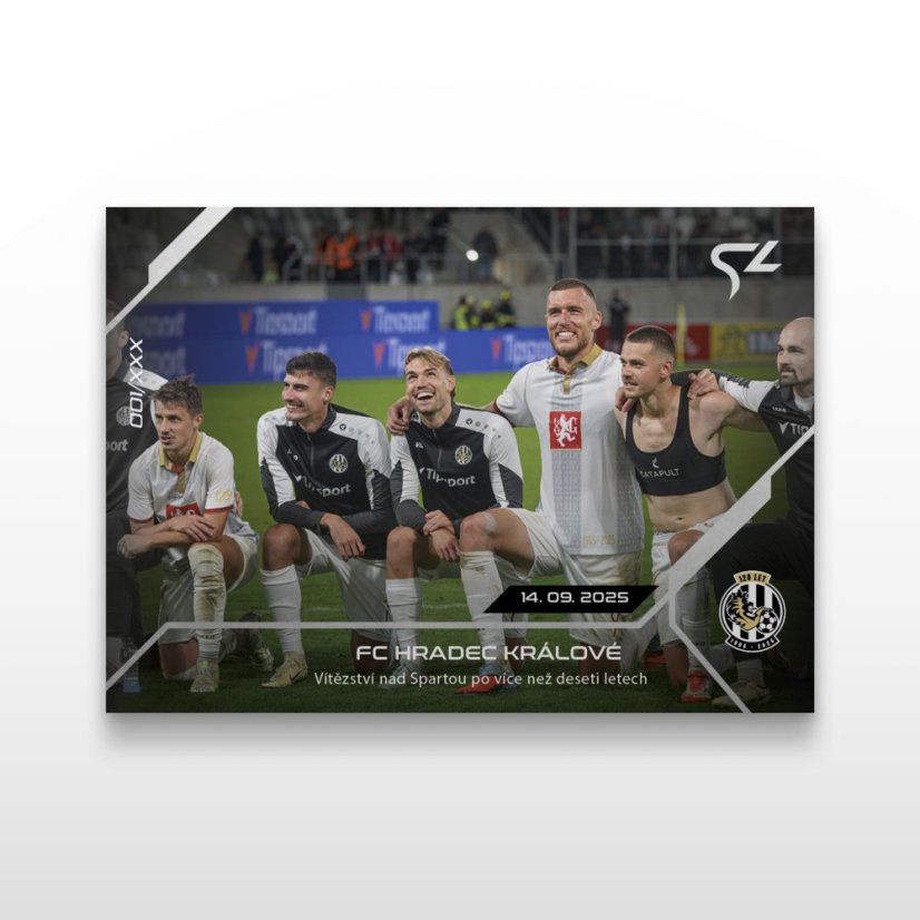 Football trading card L-12 FC HRADEC KRÁLOVÉ - SportZoo Chance Liga 2025/26 LIVE