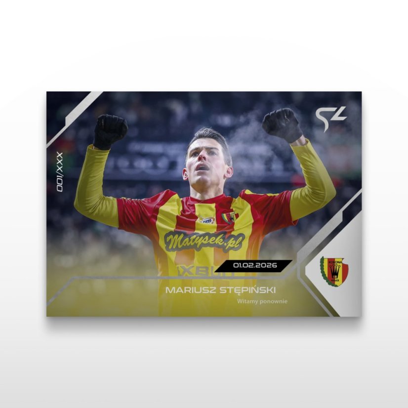Karta piłkarska L-33 Mariusz Stępiński - SportZoo PKO BP Ekstraklasa 2025/26 LIVE