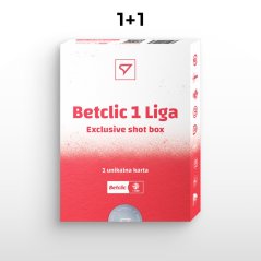 Letná akcia zľava 1 + 1 Exclusive shot box Betclic 1 Liga 2024/25