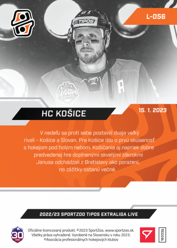 L-056 HC Košice TEL 2022/23 LIVE