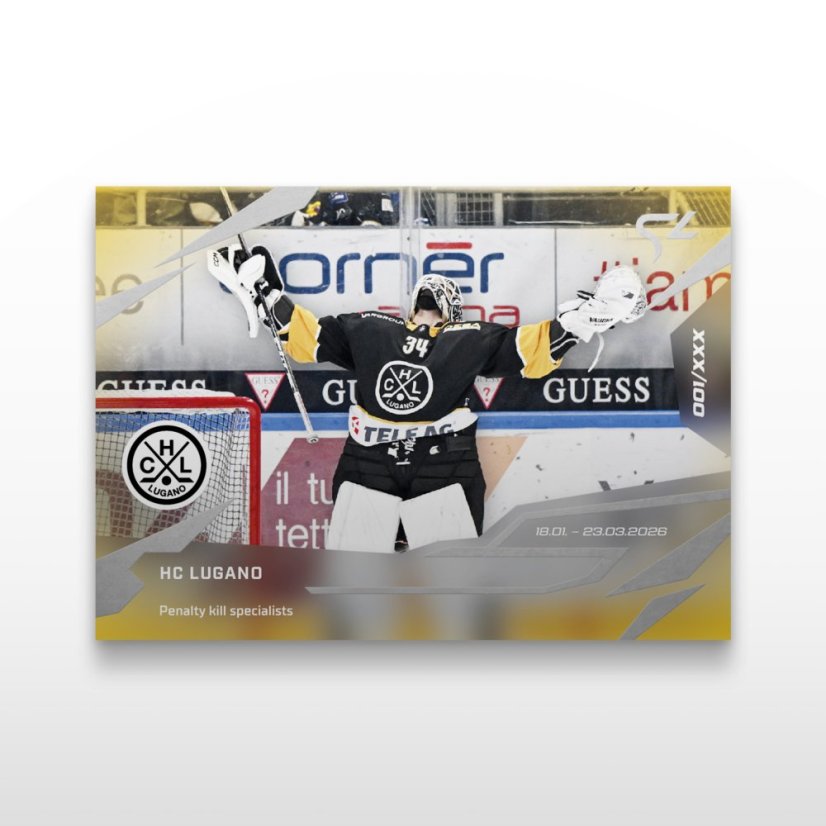 Karta hokejowa L-43 HC Lugano - SportZoo National League 2025/26 LIVE