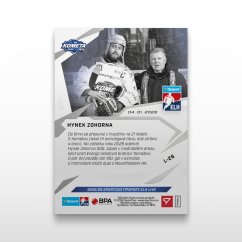 Hokejová kartička L-26 Hynek Zohorna - SportZoo Tipsport ELH 2025/26 LIVE