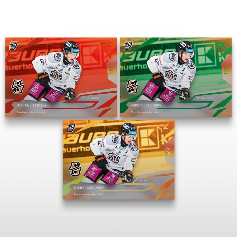 Hockey trading card L-09 MICHAL LIŠČINSKÝ - SportZoo Tipsport liga 2025/26 LIVE