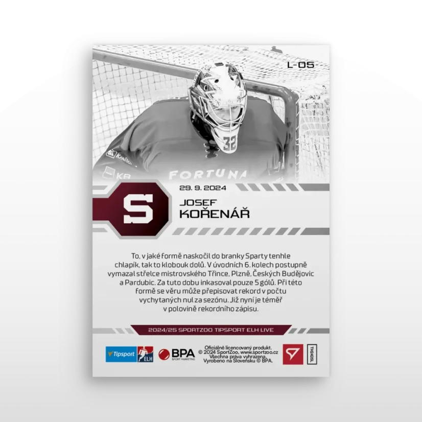 L-05 Josef Kořenář TELH 2024/25 LIVE