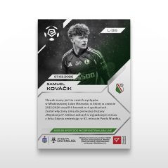 Football trading card L-36 Samuel Kováčik - SportZoo PKO BP Ekstraklasa 2025/26 LIVE