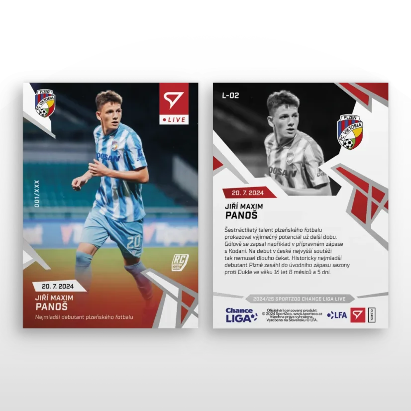 L-02 Jiří Maxim Panoš Chance Liga 2024/25 LIVE