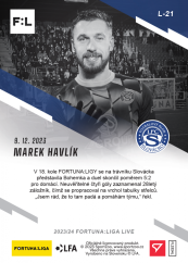 L-21 Marek Havlík FORTUNA:LIGA 2023/24 LIVE