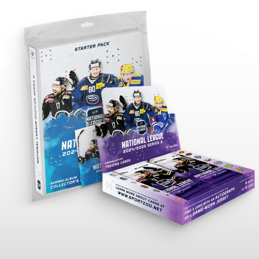 Set Blaster box + Starter pack National League 2024/2025 - Series 2