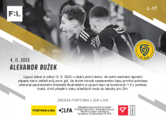 L-17 Alexandr Bužek FORTUNA:LIGA 2023/24 LIVE