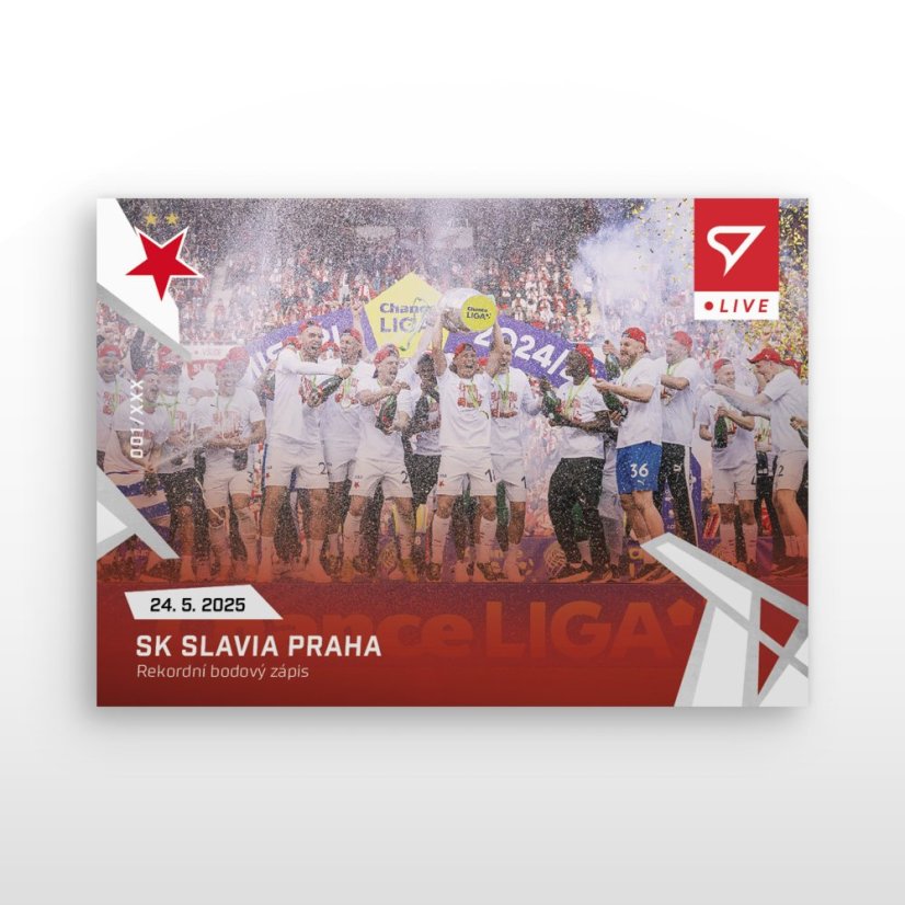 L-72 SK Slavia Praha Chance Liga 2024/25 LIVE