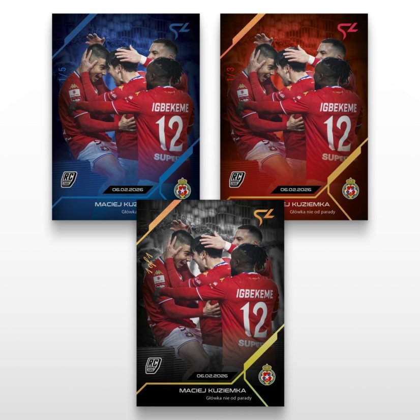 Football trading card L-21 Maciej Kuziemka - SportZoo Betclic 1 Liga 2025/26 LIVE