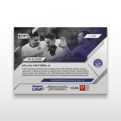 Futbalová kartička L-23 MILAN PETRŽELA - SportZoo Chance Liga 2025/26 LIVE