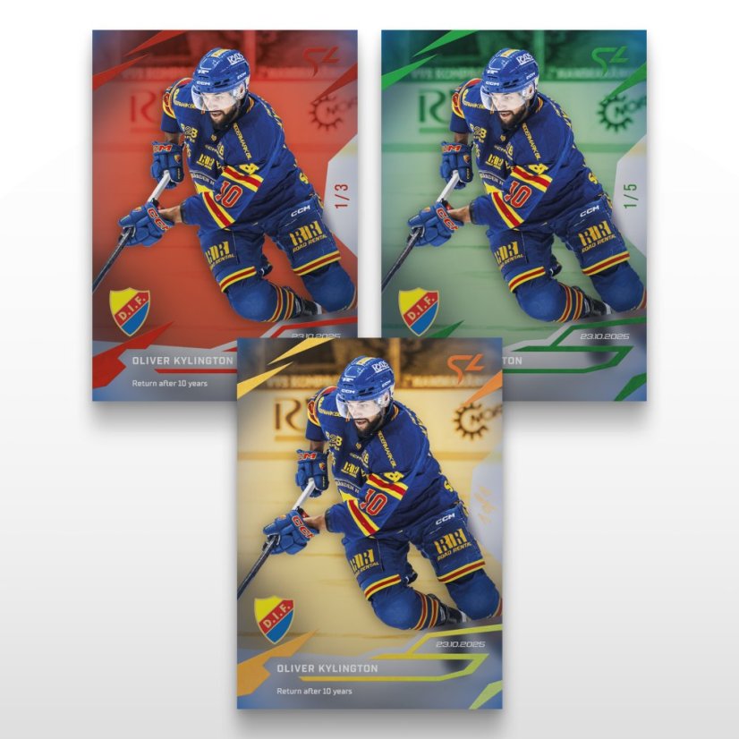 Hokejová kartička L-08 Oliver Kylington - SportZoo Svenska hockeyligan 2025/26 LIVE