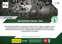 L-126 Bohemians Praha FORTUNA:LIGA 2022/23 LIVE