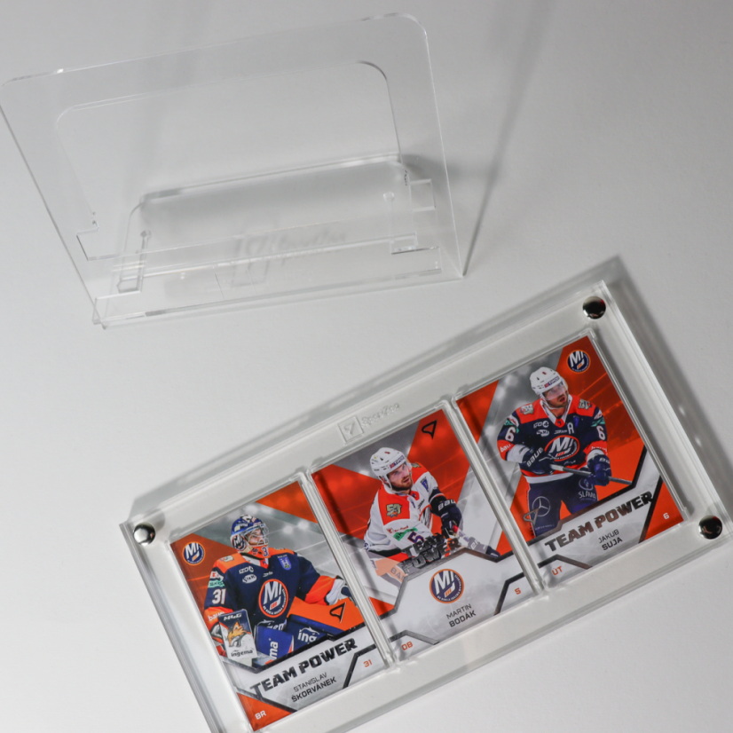 Uchwyt 3x1 na 3 karty 180PT ze stojakiem