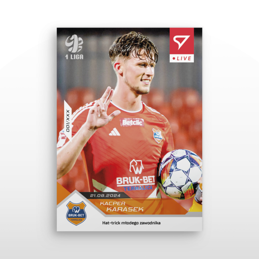 L-08 ZESTAW Kacper Karasek Betclic 1 Liga 2024/25 LIVE + UCHWYT
