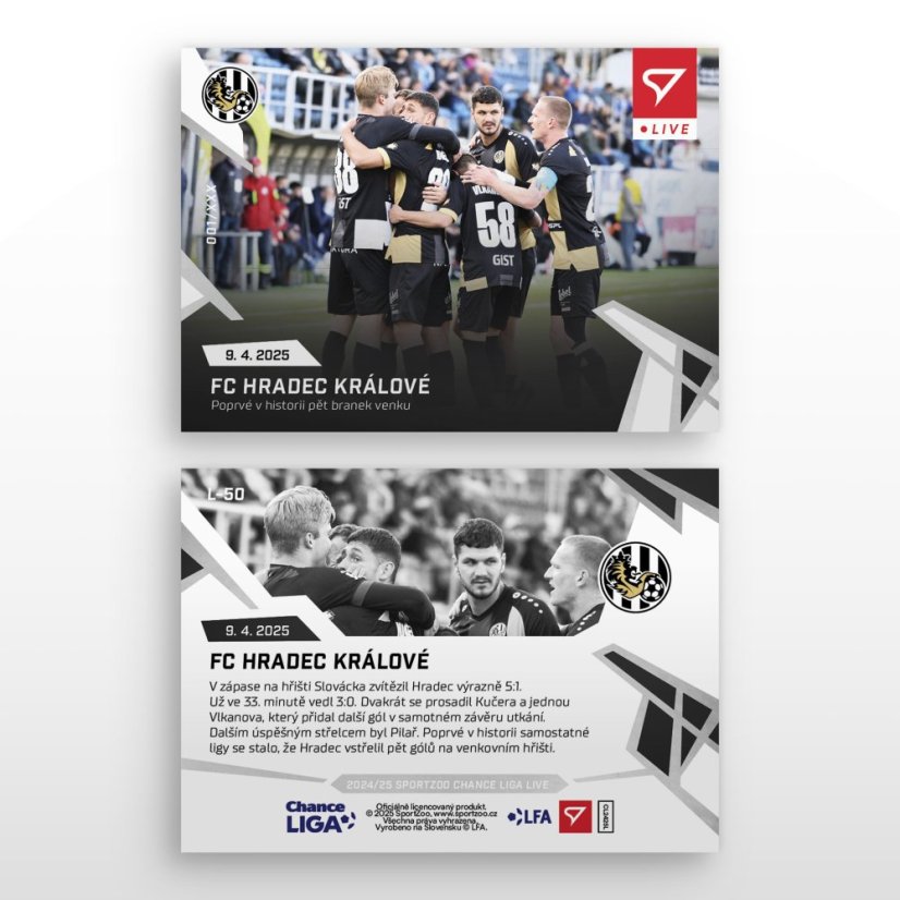 L-50 FC Hradec Králové Chance Liga 2024/25 LIVE