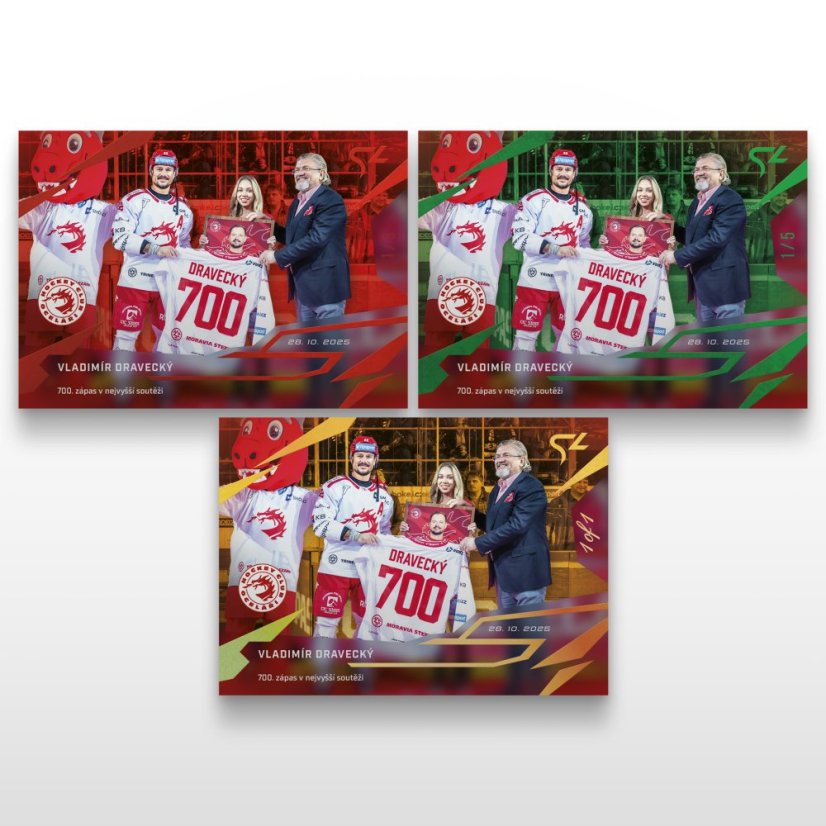 Hokejová  kartička L-10 Vladimír Dravecký - SportZoo Tipsport ELH 2025/26 LIVE