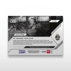 Fotbalová kartička L-43 FC Hradec Králové - SportZoo Chance Liga 2025/26 LIVE
