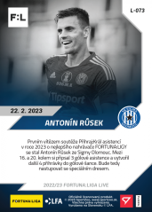 L-073 Antonín Růsek FORTUNA:LIGA 2022/23 LIVE