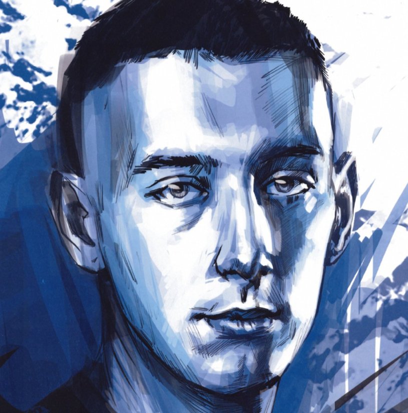 Podpísaný portrét Slovenskí Sokoli 2021 x/4 - Róbert Boženík