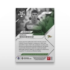 Karta piłkarska L-72 Dorian Sinkiewicz - SportZoo PKO BP Ekstraklasa 2025/26 LIVE